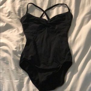 Black Leotard with cute front!